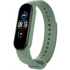 PRO Xiaomi Mi Band 5 a 6 - Náhradní náramek Farba: Mátově zelená