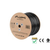 LANBERG LAN KABEL CAT.5E UTP 305M PEVNÝ VENKOVNÍ CU ČERNÝ FLUKE PASS LCU5-21CU-0305-BK