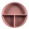 Zopa Silikónový delený tanier s prísavkou Varianta: Old Pink