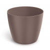 Kvetináč REGULA 17,8 cm - farba: marsala - vrstva - - Prosperplast