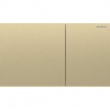 Geberit Sigma70 - Ovládanie splachovania, easy to clean, kefovaná mosadz 115.622.QF.1
