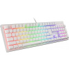 Genesis mechanická klávesnice THOR 303 TKL, bílá, US layout, RGB podsvícení, software, Outemu Brown NKG-1862