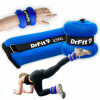 DrFit závažia na členky a zápästia fitness posilňovňa 2x 0,5kg modré