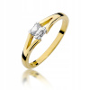Diamantový zásnubný prsteň 0,30ct 585 14k (Diamantový zásnubný prsteň 0,30ct 585 14k)