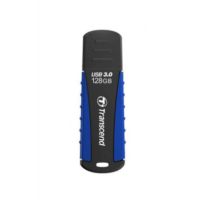 Transcend 128GB JetFlash 810 USB 3.1 (Gen 1) flash disk, černo/modrý, odolá nárazu, tlaku, prachu i vodě (TS128GJF810)