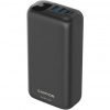 Canyon PB-301, Powerbank, Li-Pol, 30.000 mAh, Vstup 1x USB-C a 1x Micro-USB, výstup: 1x USB-C a 2x USB-A, čierna CNE-CPB301B
