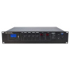 2-zónová multiroom matrix rozhlasová ústredňa * 2x 120W/100V, 8-16ohm * 4 vstupy * USB/SD/MP3/FM * BT