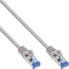 S/FTP (PiMF) Patchkábel LSOH 1m cat.6a, sivý, Cu, SuperFlex