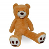 Plyšový medvedík s tlapkami Aga4Kids MR13008 130 cm - svetlohnedý