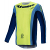 Dres TECHSTAR MELT, ALPINESTARS (žltá fluo/modrá, veľ. XL)