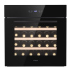 Klarstein Vinsider 30 Built-In Uno, vstavaná vinotéka, 77 l, 30 fliaš, nehrdzavejúca oceľ (Tinon-Vinsider-30 bl)
