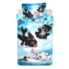 Jerry Fabrics Povlečení do postýlky Jak vycvičit draka Babies baby 100x135, 40x60 cm