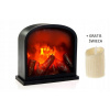 Lampáš, svietník - Ohnisko Lantern LED Lantern MOBILE FLAME 28cm (Lampáš, svietník - Ohnisko Lantern LED Lantern MOBILE FLAME 28cm)