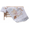 Scarlett Detská postieľka prírodná s kompletnou výbavou 120 x 60 cm Subra