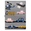 Dětský kusový koberec Petit Toys cars grey 120x170 cm