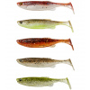 Savage Gear Gumová Nástraha Fat Minnow T Tail Clearwater Mix 5 ks - 9 cm 7 g