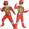 KOSTÝM KOSTÝM POWER RANGERS DINO CHARGE NA PLES KARNEVAL 134 140 CM