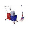 Čistiaci čistiaci vozík 2x20l+mop (Čistiaci čistiaci vozík 2x20l+mop)