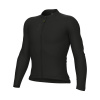ALÉ Cyklistický dres s dlhým rukávom letný - COLOR BLOCK PRAGMA - čierna