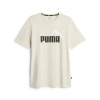 Pánske Tričko s krátkym rukávom PUMA ESS+ 2 COL LOGO TEE 58675987 – Béžová