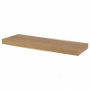 Eoshop Polička nástěnná 60 cm, MDF, 3D dekor přírodní dub, baleno v ochranné fólii P-001 DUB
