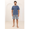Regina 502 cr/r 2XL W26 pánske pyžamo tmavě modrá XXL