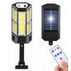 Interlook LD-05-M | LED solárne záhradné svietidlo s pohybovým a súmrakovým senzorom vo veľkosti M | IP65 | 124 COB LED | IR diaľkové ovládanie