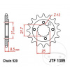 JT - Ozubené koliečko 15Z pre reťaz 520 - vnútorný priemer 21.6/25