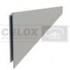 Celox hliníkový balkónový nadstavec pre profil RT+30 mm výška 42 mm SvetloŠedá CX 394209