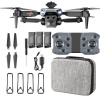 DRON S KAMEROU K6 MAX PILOT HEADLESS 3 KAMERY OBCHÁDZANIE PREKÁŽOK 3 BATÉRIE