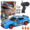 LEAN TOYS Diaľkovo ovládané športové auto R/C 1:24 modré vymeniteľné kolesá