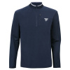 Pánske mikiny Tecnifibre Polar Quarter Zip - navy - Modrý (XL)