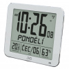 Nástěnné i stolní digitální LED hodiny DH9335.1 JVD řízené signálem 25cm