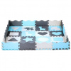 NILS Fun Detská penová puzzle podložka MD03 modrá