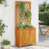 zahrada-XL Kvetináč s mriežkou 55x29,5x132 cm akáciový masív 364900