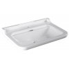 SAPHO WALDORF 80 x 55cm umývadlo keramické v retro dizajne, s otvorom, s prepadom, biele, 4141K1