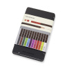 Akvarelové pastelky Moleskine - kovový box - 12 farieb