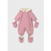 Overal zimný zateplený kožušinkou a rukavice, papučky Mayoral - 1502615056 Veľkosť: 86