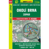 Okolí Brna západ 1:40 000 turistická mapa