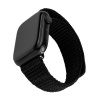 Nylonový športový remienok FIXED pre Apple Watch 42/44/45 mm, čierny