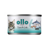 OLL OLLO Cat nr 6 Tuna & Crab in broth - mokré krmivo pre mačky - 70g