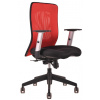 OFFICE PRO kancelarská stolička CALYPSO červeno-černá