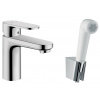 Hansgrohe Vernis Blend 100 Umývadlová batéria s bidet. ruč.sprch. a hadicou Chróm 71215000 HG 71215000