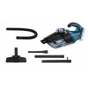 Bosch GAS 18V-1 Professional ruční vysavač Černá, Modrá, Červená, Průsvitné Bezsáčkové
