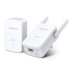 TP-LINK Mercusys MP510 KIT sieťový adaptér PowerLine 1000 Mbit/s Ethernet / LAN pripojenie Wi-Fi Biela 2 kusov (MP510 KIT)