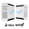 ASUS GT6 2-pack white Wireless AX10000 ROG Rapture Wifi 6 Tri-band Gaming Mesh System 90IG07F0-MU9A40