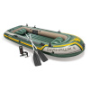 Súprava gumového člna Intex Seahawk pre 4 osoby 351x145x48cm (68351NP) - green-yellow Intex