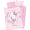 Herding obliečky Hello Kitty Květy 100 x 135 , 40 x 60 cm