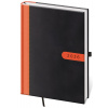 Diár 2026 denný A5 Bora - čierno/oranžová