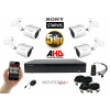 Monitorrs Security 5 MPix AHD kamerový set 4 kanálový